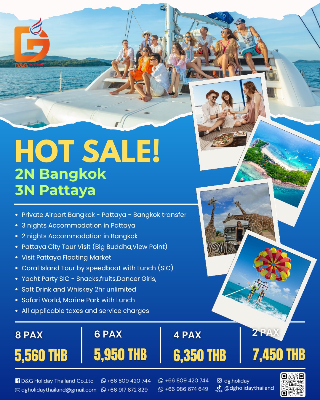 2N Bangkok · 3N Pattaya