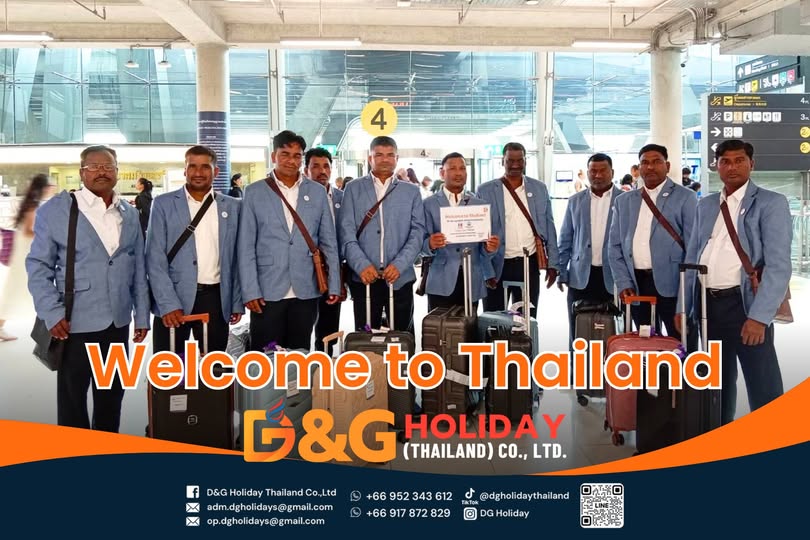 D&G Holiday Thailand welcomes guests at the airport